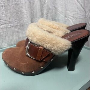 Micheal Kora Heeled Clogs